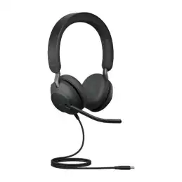 Jabra Evolve2 40 SE MS, stéréo, sans support, USB-C (24189-999-899)